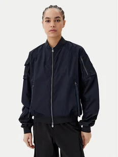 Save The Duck Kurtka bomber D32105W TWIL20 Granatowy Oversize - Kurtki damskie - miniaturka - grafika 1