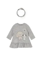 Sukienki i spódniczki dla dziewczynek - Mayoral Sukienka codzienna 2809 Szary Regular Fit - miniaturka - grafika 1