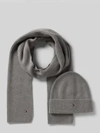 Czapki męskie - Czapka i szal z mieszanki bawełny i kaszmiru w zestawie - miniaturka - grafika 1