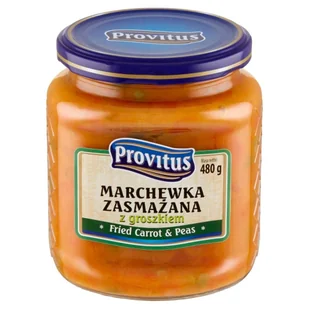 ProVitus Marchewka zasmażana z groszkiem 480 g - Mieszanki warzywne, sałatki - miniaturka - grafika 1