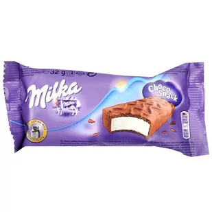Milka - Baton kakaowy z nadzieniem mlecznym w czekoladzie - Kefiry, jogurty, maślanki - miniaturka - grafika 1