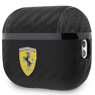 Ferrari FESAP2CABK AirPods Pro 2 cover czarny/black On Track PU Carbon - Akcesoria do słuchawek - miniaturka - grafika 2