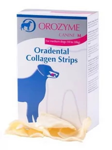 Orozyme Orozyme-kolagenowe płatki czyszczące dla psa rozm M 141g 46510-uniw - Higiena jamy ustnej zwierząt - miniaturka - grafika 1
