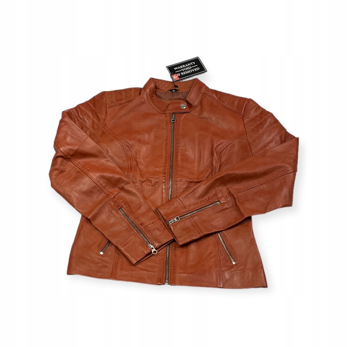 Skórzana kurtka damska ramoneska Real Leather S