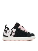 Buty dla dziewczynek - DC Sneakersy CEO-V5-10116K Czarny - miniaturka - grafika 1