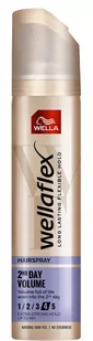Wella Wellaflex 2nd Day Volume, lakier do włosów, 75ml - Kosmetyki do stylizacji włosów - miniaturka - grafika 1