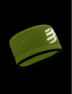 COMPRESSPORT Opaska na głowę HEADBAND ON/OFF v3 FLASH fluo yellow - Apaszki i szaliki męskie - miniaturka - grafika 3