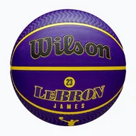Koszykówka - Piłka do koszykówki Wilson NBA Player Icon Outdoor Lebron blue rozmiar 7 - miniaturka - grafika 1
