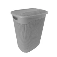 Kosze na bieliznę - Kosz na bieliznę Thore 60 l szary keeeper - miniaturka - grafika 1