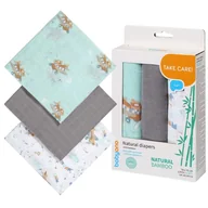 Pieluchy - Babyono Pieluszki Bambusowe Naturalne Z Włókien Bambusa 3-Pak 70 x 70 cm - miniaturka - grafika 1