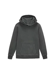 TOM TAILOR Chłopięca bluza z kapturem z nadrukiem, 29476-Coal Grey, 176 - Bluzy dla chłopców - miniaturka - grafika 1