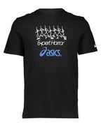 Koszulki męskie - asics Koszulka w kolorze czarnym - miniaturka - grafika 1