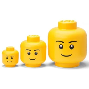 LEGO Classic 43340800 Zestaw głów LEGO Chłopiec Duża, mała, mini - Klocki - miniaturka - grafika 1