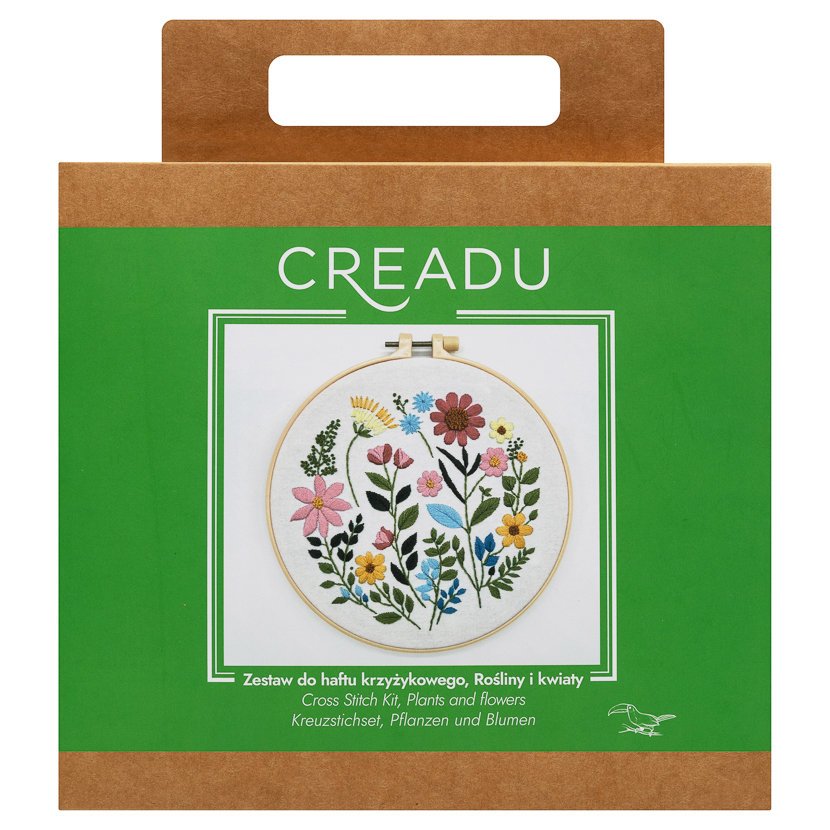 CREADU, Haft Krzyżykowy, Rośliny I Kwiaty