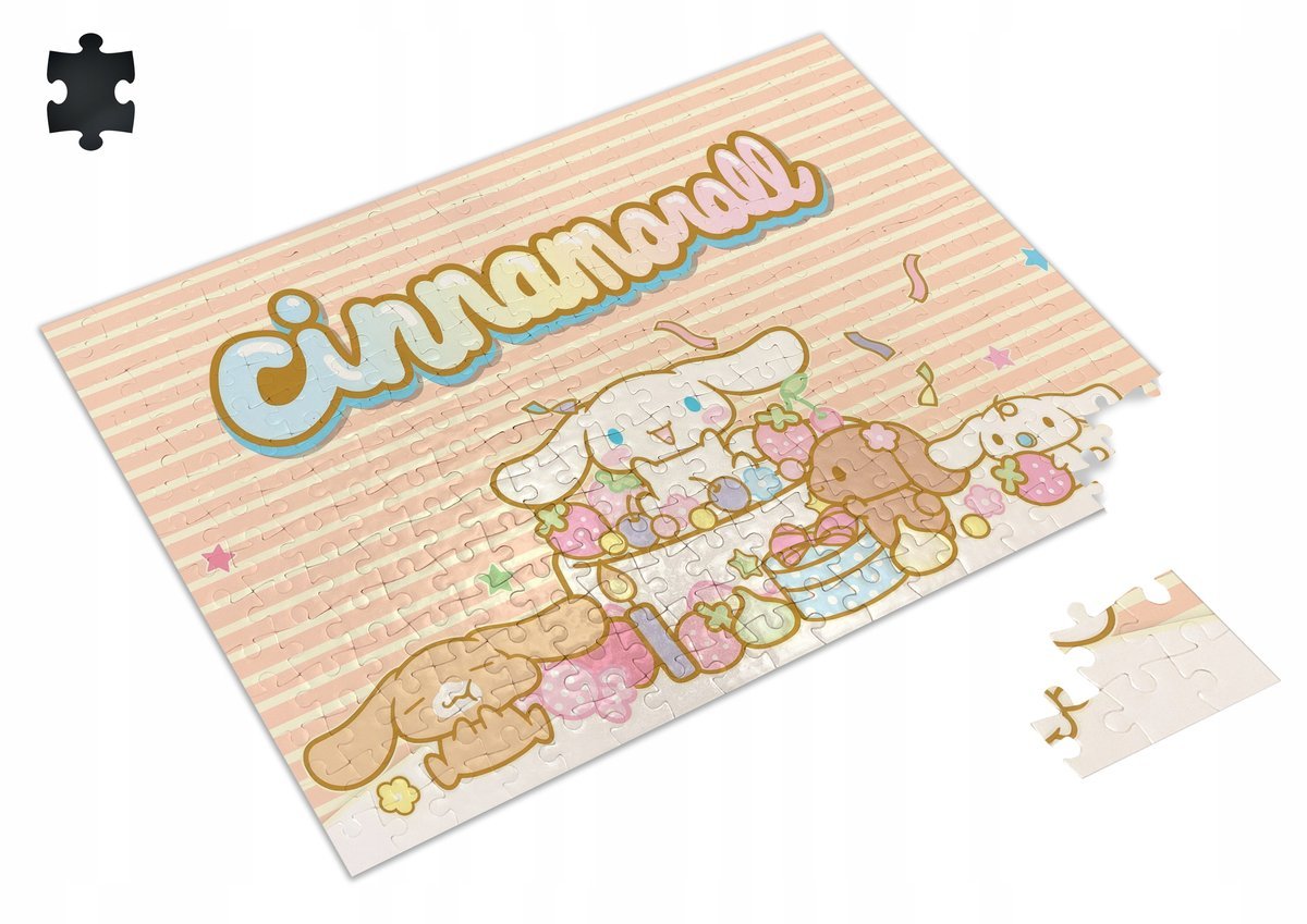 Puzzle KUROMI HELLO KITTY Cinnamoroll A3 252 el z Nadrukiem + IMIĘ 78