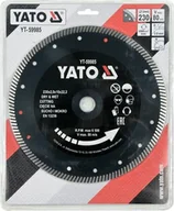 Tarcze do pił - YATO TARCZA DIAMENTOWA TURBO DO GRESU 230 x 22,2mm   59985 - miniaturka - grafika 1