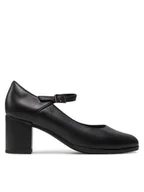 Czółenka - Clarks Czółenka Freva55 Strap 26172052 Czarny - miniaturka - grafika 1