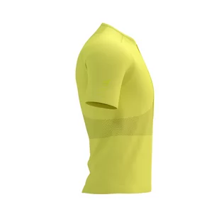 COMPRESSPORT Koszulka biegowa TRAIL HALF-ZIP FITTED SS TOP green sheen - Koszulki sportowe męskie - miniaturka - grafika 4