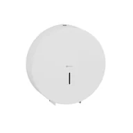 Stojaki i wieszaki na papier toaletowy - Pojemnik na papier toaletowy Merida STELLA White Line Mega stal biała - miniaturka - grafika 1