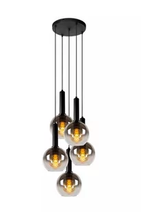 Lucide Marius 45402/13/30 lampa wisząca zwis 3x40W E27 czarna - Lampy sufitowe - miniaturka - grafika 1