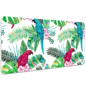 Podkładki na biurko - Podkładka mata ochrona biurka Papugi mural 100x50cm, Dywanomat - miniaturka - grafika 1