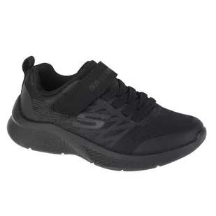 Buty do chodzenia, Skechers Microspec Texlor 403770L-BBK - Buty dla dziewczynek - miniaturka - grafika 1