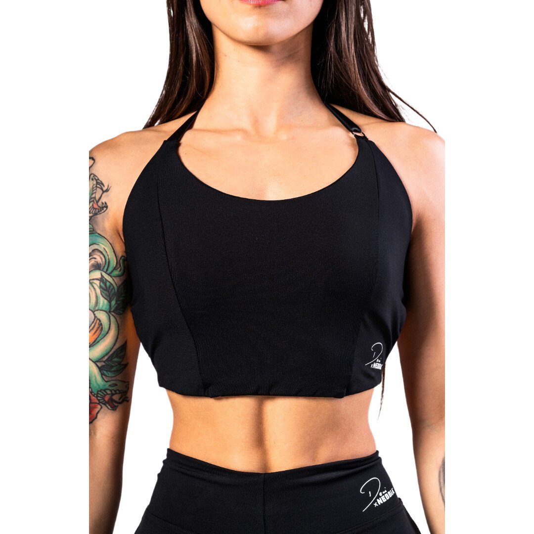Damski podkoszulek Nebbia Deni x NEBBIA Sports Crop Tank 309 black XS
