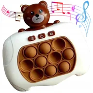 Zabawki interaktywne dla dzieci - Gra POP IT POPIT Elektroniczna ANTYSTRESOWA zręcznościowa MIŚ Misiu - miniaturka - grafika 1