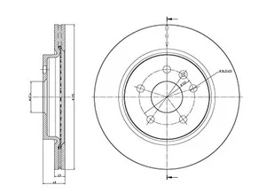METELLI Tarcza hamulcowa 23-1009C - Szczęki hamulcowe - miniaturka - grafika 1