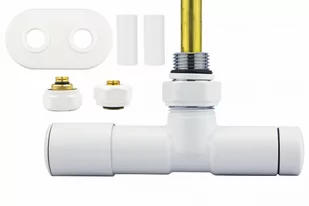 Zawór jednootworowy regulacyjny UNICO biały mat All in one lewy Pex - Zawory i kraniki Zawór jednootworowy regulacyjny UNICO biały mat All in one lewy Pex - Zawory i kraniki - miniaturka - grafika 1