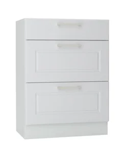 Szafka Dolna Alto 3 Szuflady 60X82 Mdf Jasny Szary - Szafki kuchenne - miniaturka - grafika 1