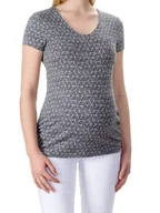 Koszulki i topy damskie - Damski T-shirt ciążowy szary Bellybutton Maternity, r.XL - miniaturka - grafika 1