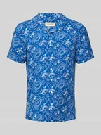 Koszule męskie - Koszula casualowa o kroju slim fit z kołnierzem z połami model ‘ASCOT’ - miniaturka - grafika 1