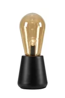 Lampy stojące - Brooke lampka stołowa 1-punktowa czarna 108416 - miniaturka - grafika 1