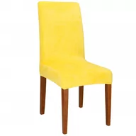 Pokrowce na meble - Pokrowiec Na Krzesło Elastyczny Uniwersalny Żółty - miniaturka - grafika 1