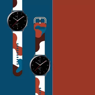 Strap Moro opaska do Samsung Galaxy Watch 42mm silikonowy pasek bransoletka do zegarka wzór 8 - Etui i futerały do telefonów - miniaturka - grafika 2
