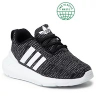 Buty sportowe damskie - Adidas Buty Swift Run 22 C GW8180 Cblack/Ftwwht/Grefiv - miniaturka - grafika 1