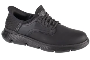 Skechers Slip-Ins: Garza - Gervin 205046-BBK, Męskie, półbuty, Czarne - Półbuty męskie - miniaturka - grafika 1
