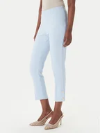 Spodnie damskie - Rinascimento Spodnie materiałowe CFC0128641003 Błękitny Slim Fit - miniaturka - grafika 1