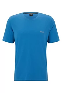 Koszulki męskie - BOSS Męski T-shirt Crew Neck Shirts Krótki rękaw Mix&Match Loungewear T-Shirt R, Medium Blue420., S - grafika 1