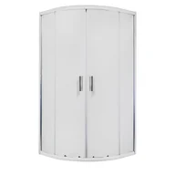 Kabiny prysznicowe - Kerra Zakrzywiona kabina prysznicowa Malibu GL 90 bez brodzika - miniaturka - grafika 1