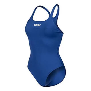 Stroje kąpielowe - ARENA Damski strój kąpielowy Women's Team Swim Pro Solid jednoczęściowy kombinezon, królewski biały, 48, biały królewski - grafika 1