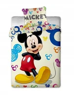 Pościel dla dzieci - Pościel dziecięca bawełniana Myszka Mickey Miki 140x200 - miniaturka - grafika 1