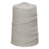 Półfabrykaty do biżuterii - Sznurek Bawełniany Skręcany Naturalny  3Mm 100M - miniaturka - grafika 1