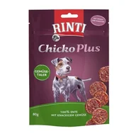 Przysmaki dla psów - RINTI Chicko Plus Krążki Warzywne, Kaczka z Warzywami 12x80 g - miniaturka - grafika 1