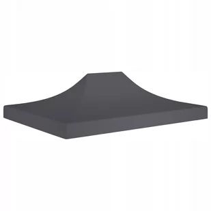 vidaXL Dach do namiotu imprezowego, 4,5 x 3 m, antracytowy, 270 g/m - Pawilony ogrodowe - miniaturka - grafika 1