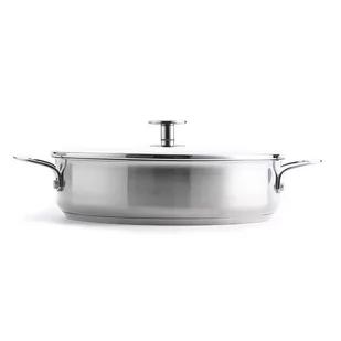 Patelnia stalowa z powłoką, głęboka z pokrywką 28 cm / KitchenAid - Patelnie - miniaturka - grafika 1