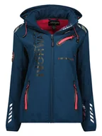 Kurtki damskie - Geographical Norway Kurtka softshellowa w kolorze granatowym - miniaturka - grafika 1