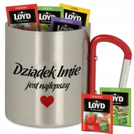 Kubki - Kubek Metalowy Karabińczyk DZIADEK *IMIĘ* JEST NAJLEPSZY + 8 Loyd Wz - miniaturka - grafika 1