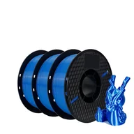 Filamenty i akcesoria do drukarek 3D - filament do drukarek 3D, materiał PETG, szybka wysyłka, 3 kg niebieski - miniaturka - grafika 1